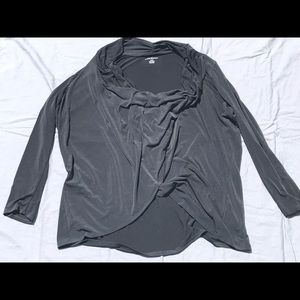 Black High-Low Blouse